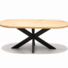 eiken eettafel ovaal edge